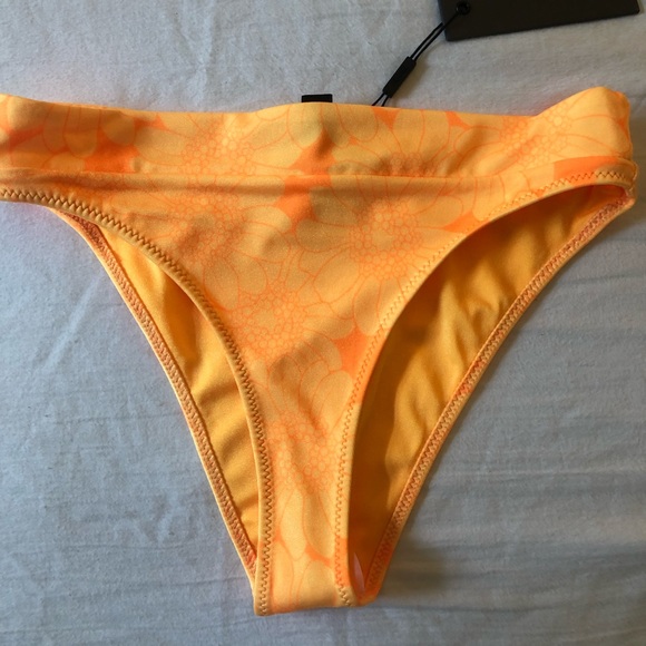 Triangl bikini bathing suit tangerine floral - Picture 4 of 8